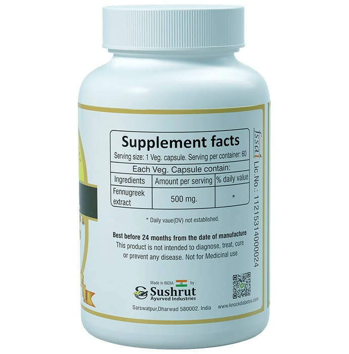 Sushrut Ayurved Good Health Fennugreek Veg Capsules - Grab2buy