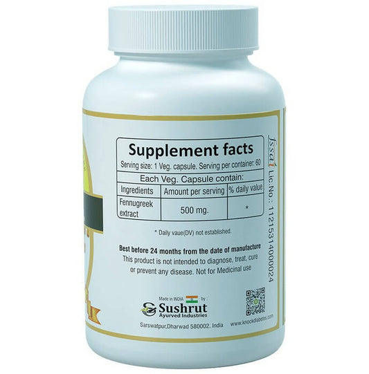 Sushrut Ayurved Good Health Fennugreek Veg Capsules - Grab2buy