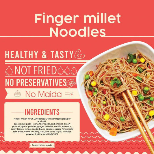 FittR biTes Finger Millet (Ragi) Noodles - Grab2buy