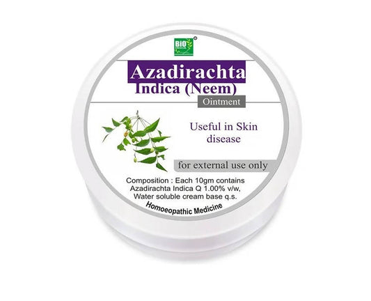 Bio India Homeopathy Azardiracta Indica (Neem) Ointment 