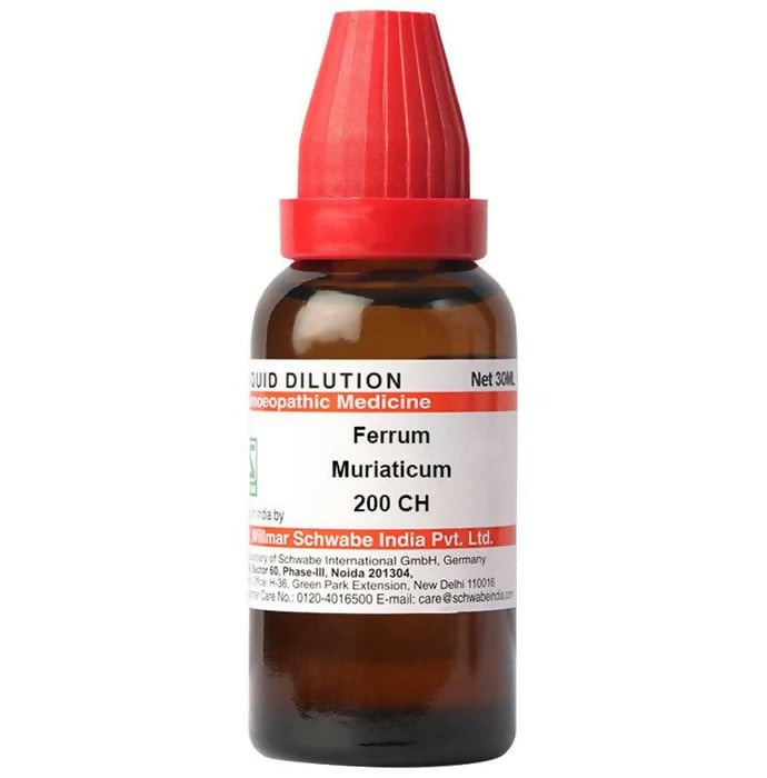 Dr Willmar Schwabe India Ferrum Muriaticum Dilution 