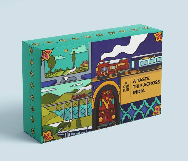 The State Plate Diwali Premium Gift Box - A Taste Trip Across India - Grab2buy