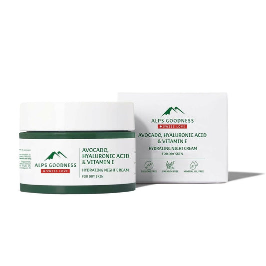 Alps Goodness Avocado, Hyaluronic Acid & Vitamin E Hydrating Night Cream - Grab2buy