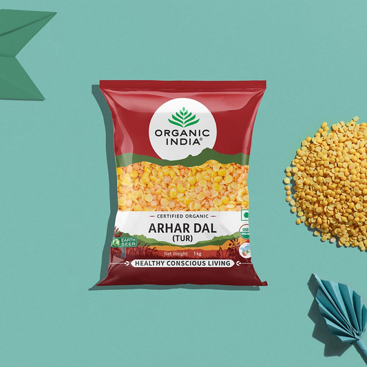 Organic India Arhar Dal (Tur Dal)  Grab2Buy Organic India Grab2Buy