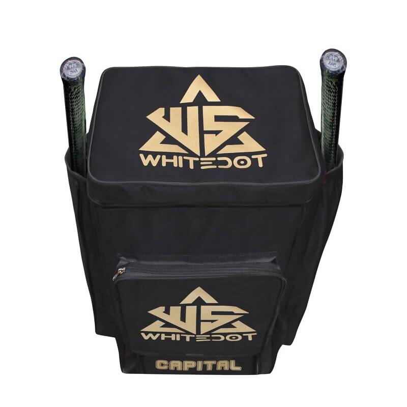 Whitedot Sports Capital Duffle Cricket Kitbag (Black) 