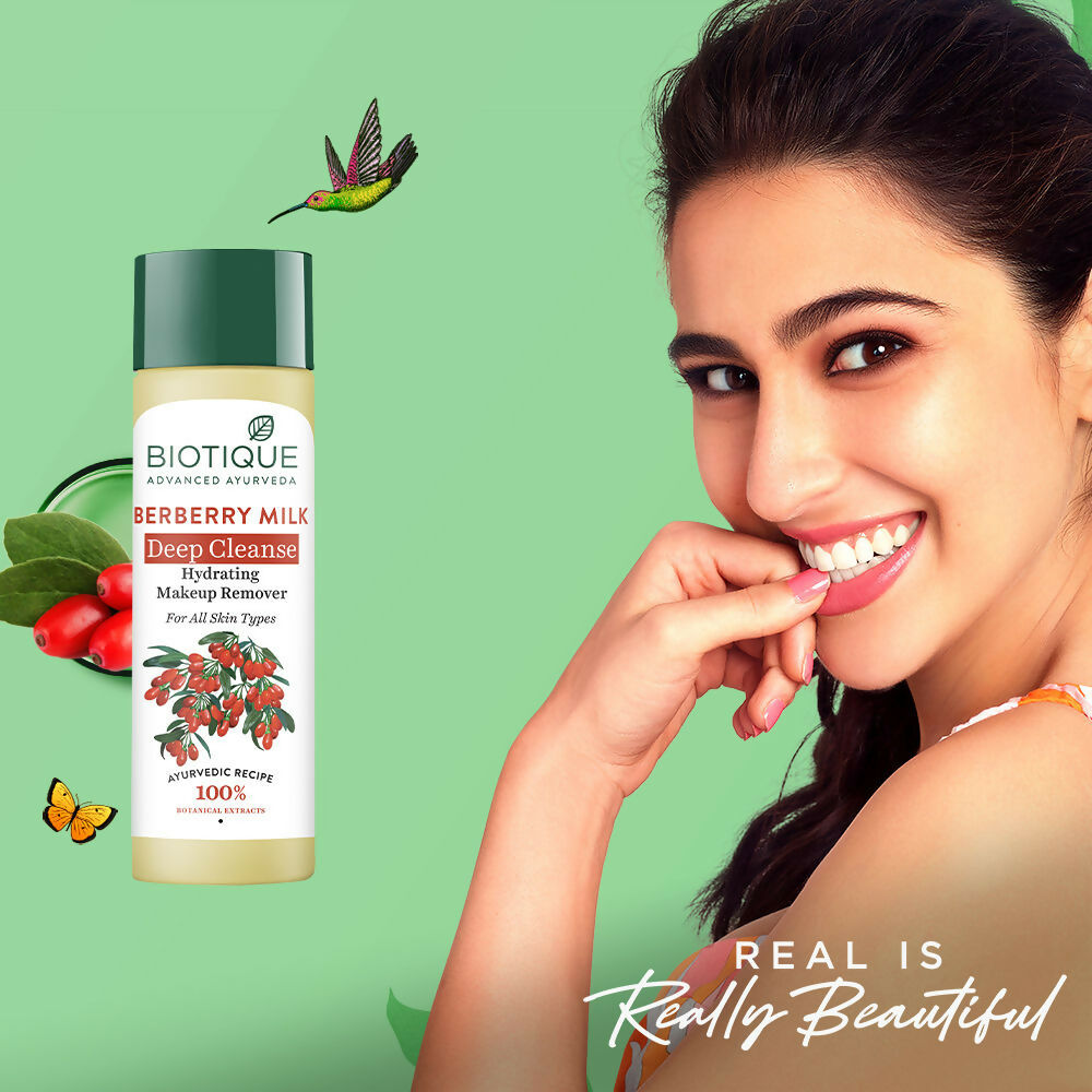 Biotique Berberry Milk Deep Cleanse Hydrating Makeup Remover 