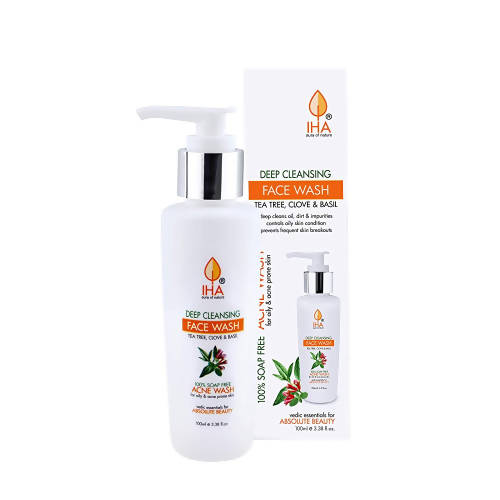 Iha Deep Cleansing Acne Face Wash - Grab2buy