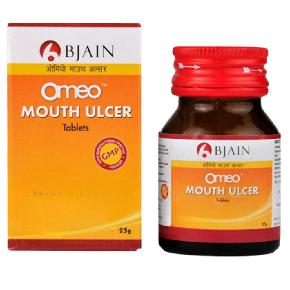 Bjain Homeopathy Omeo Mouth Ulcer Tablets 