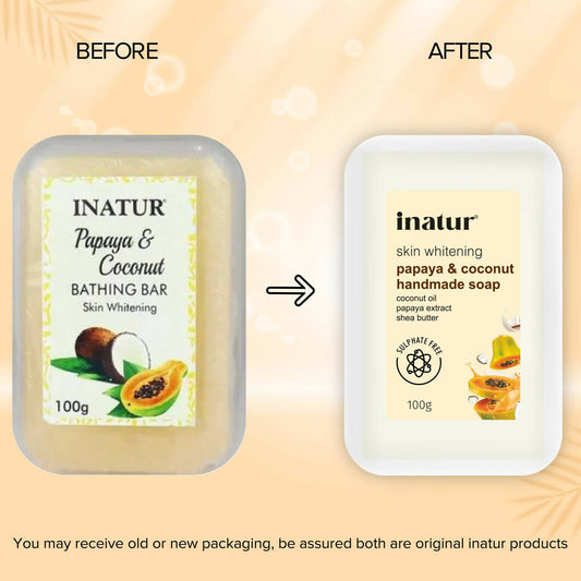 Inatur Papaya and Coconut Soap - Grab2buy