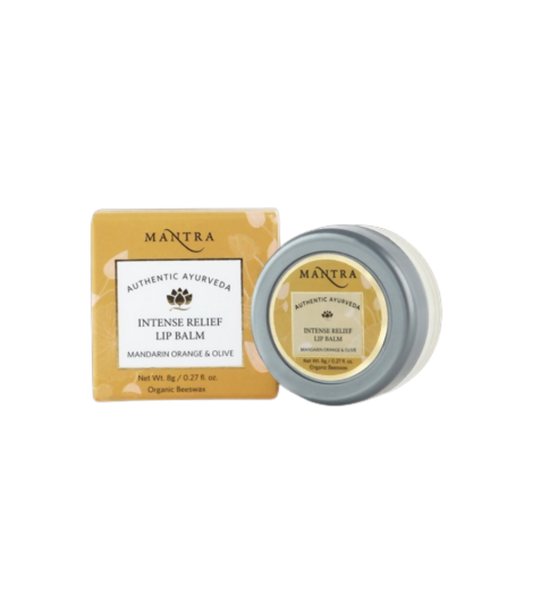 Mantra Herbal Intense Relief Lip Balm Mandarin Orange & Olive - Grab2buy