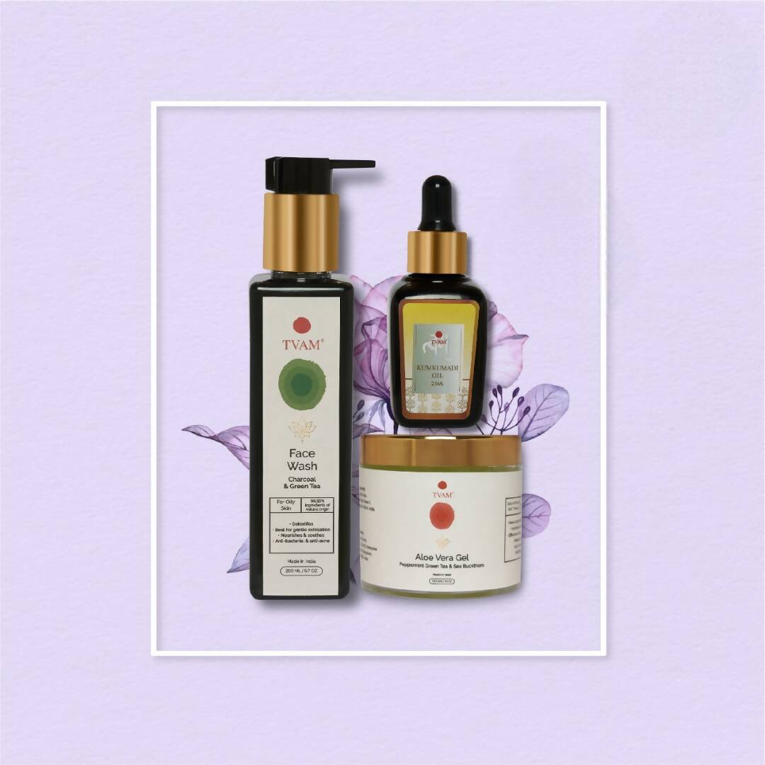 Tvam Daily Face Regime (Oily)  Grab2Buy Tvam Naturals Grab2Buy