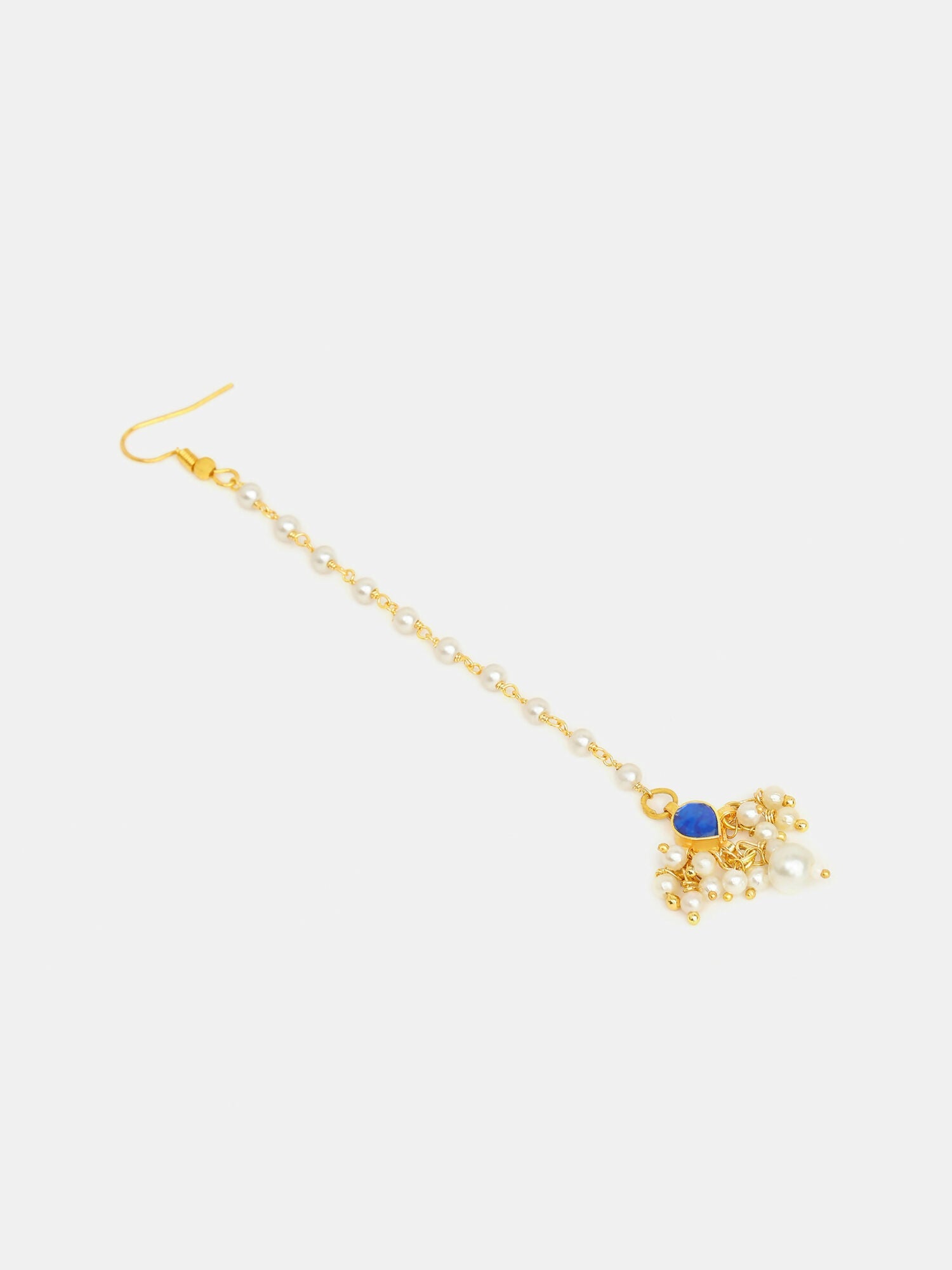Ruby Raang Set Of 2 Blue Kundan