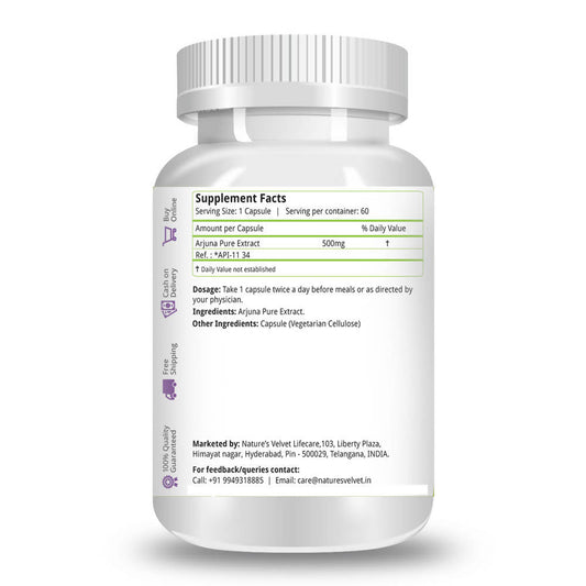 Nature's Velvet Arjuna Capsules 