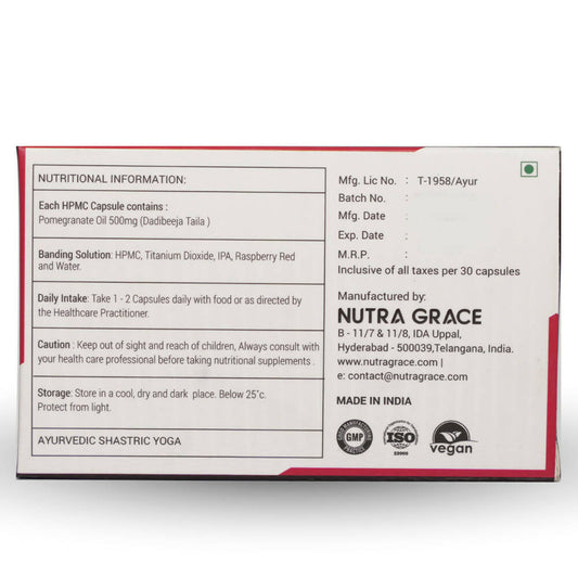Nutra Grace Pomegranate Capsules - Grab2buy