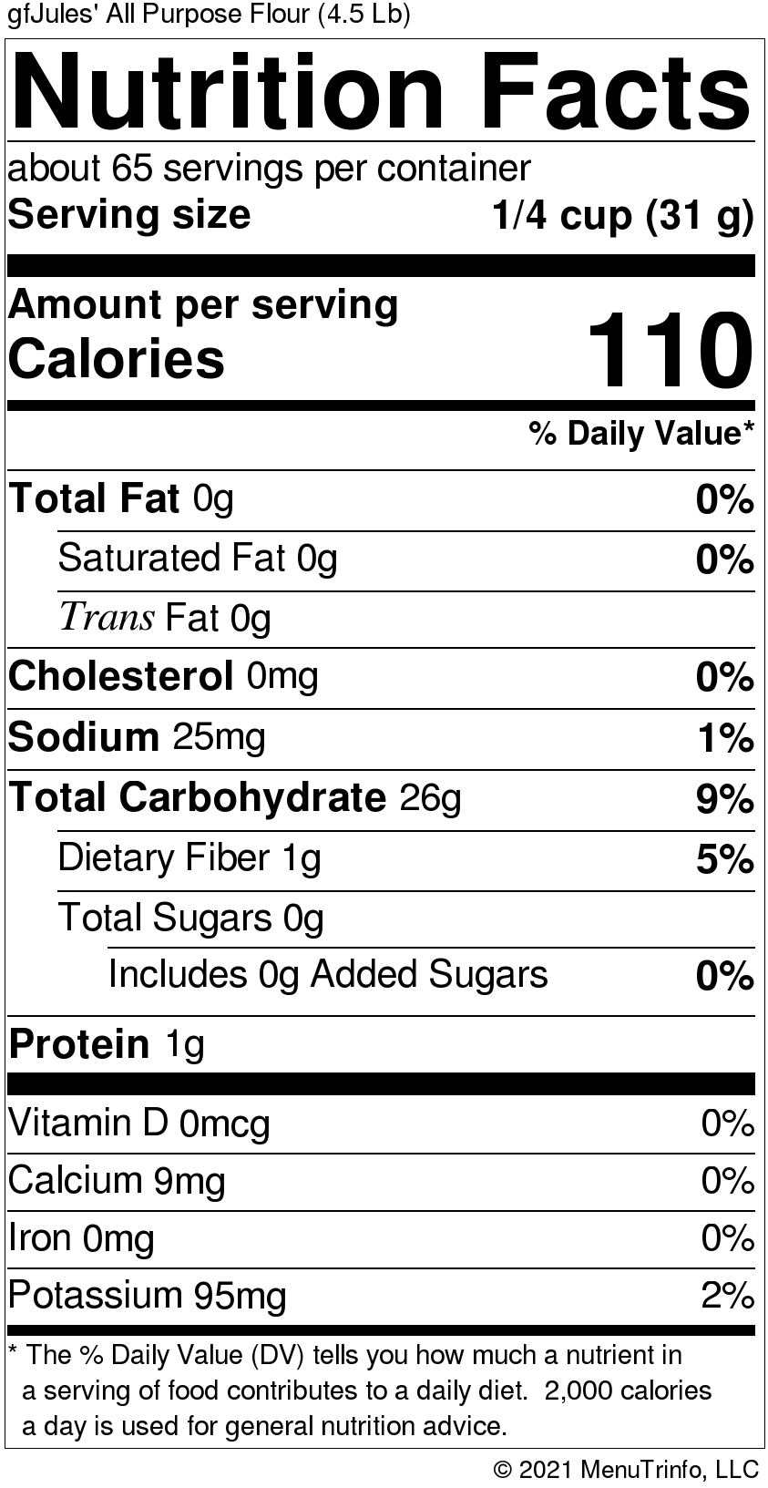 gfJules All Purpose Gluten Free Flour 
