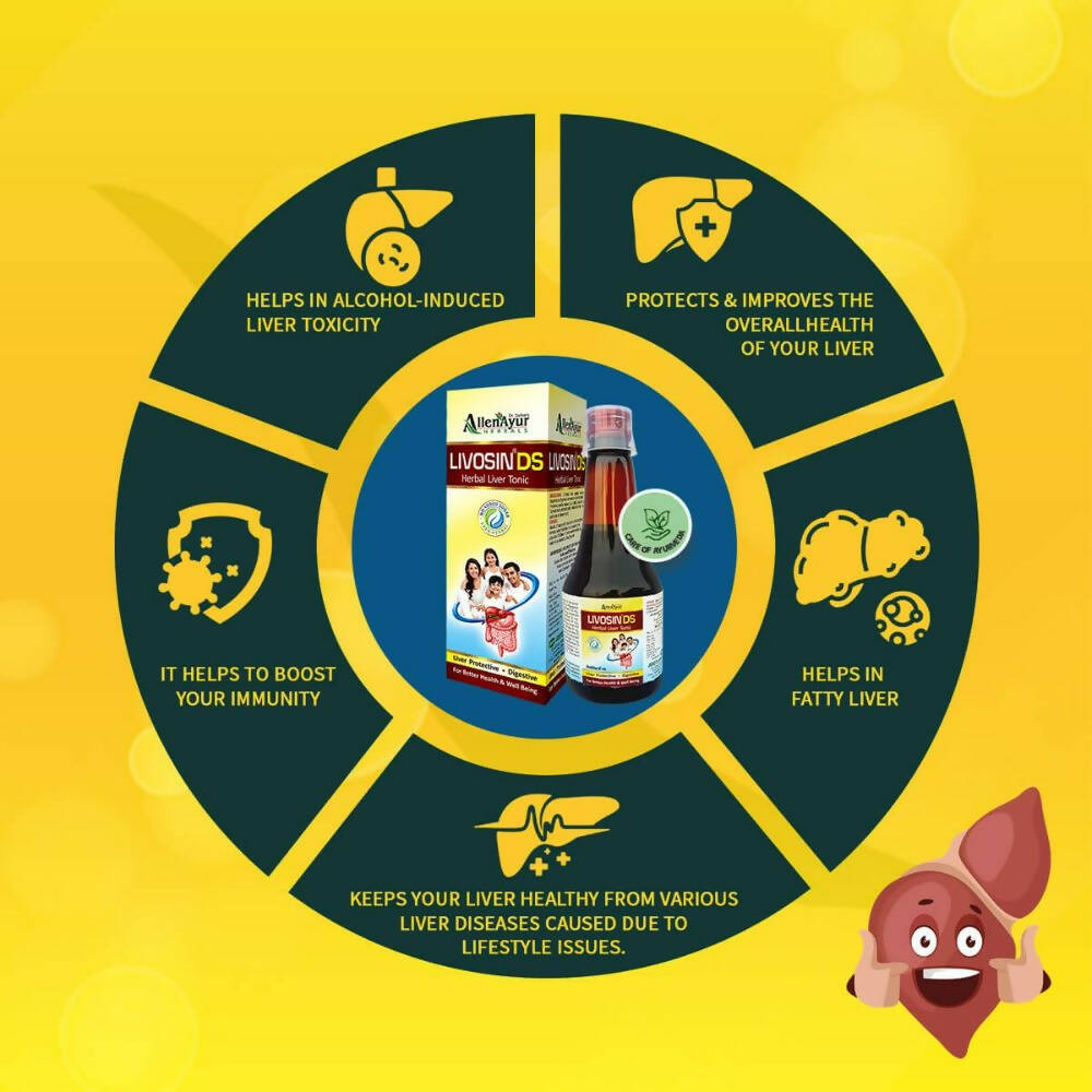 Dr. Sarkar's Allen Ayur Herbals Livosin DS Tonic - Grab2buy