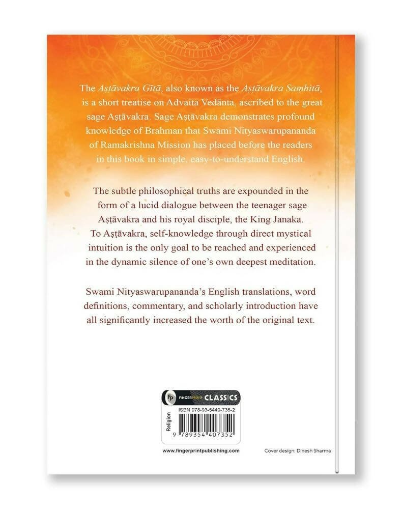 Ashtavakra Gita By Swami Nityaswarupananda - ? English  Grab2Buy Books Grab2Buy