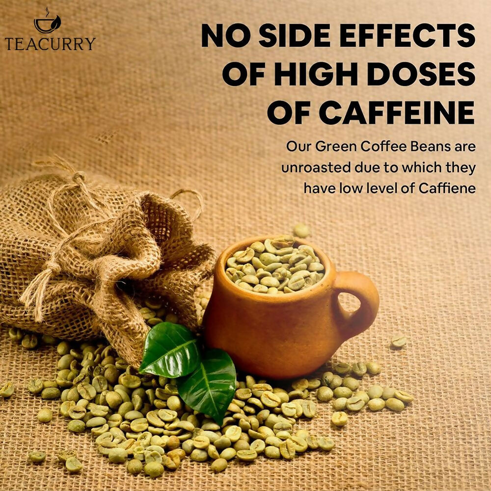 Teacurry Arabica Green Coffee Bean (Raw Whole Beans, 100% Arabica, Unroasted) - Grab2buy