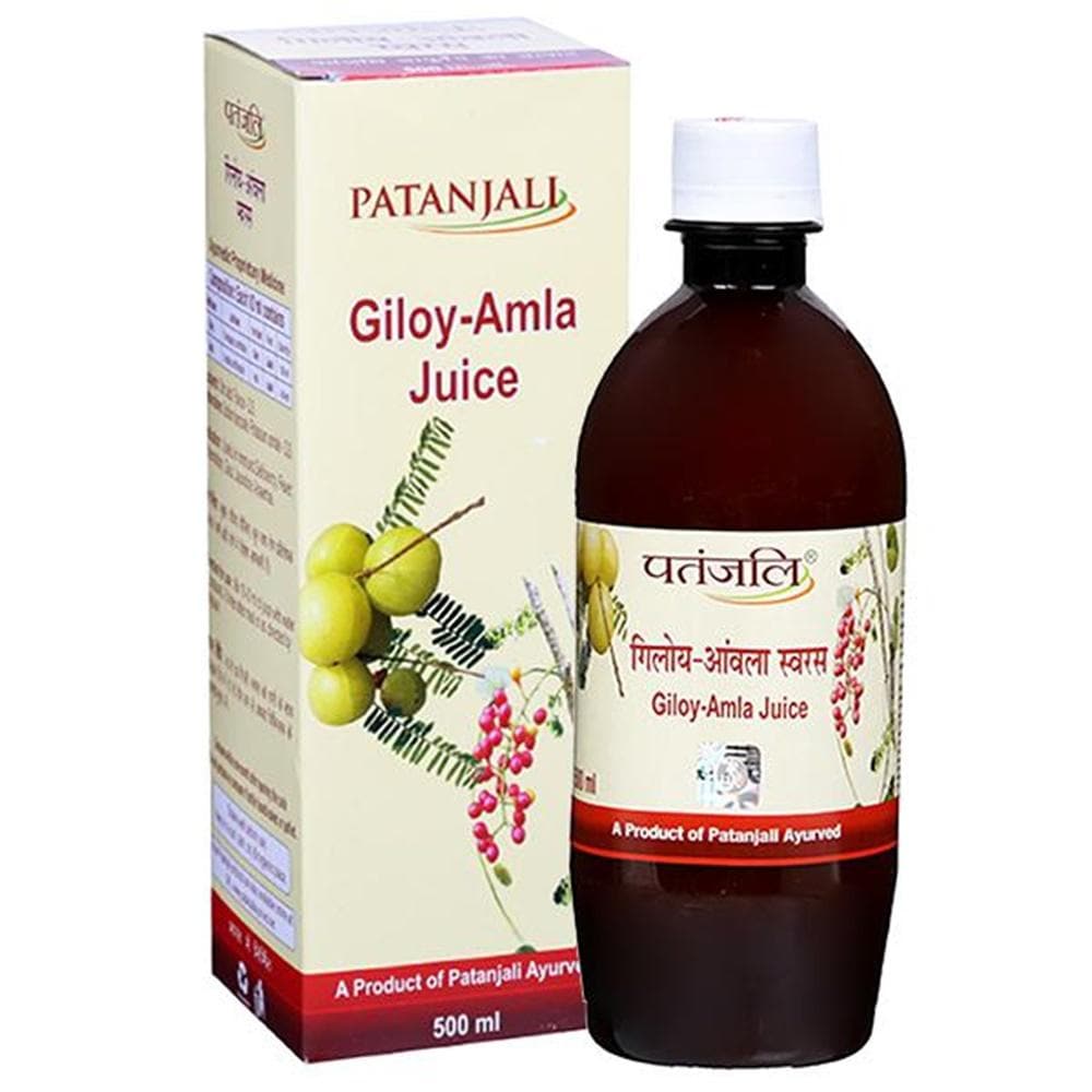 Patanjali Giloy Amla Juice | Ayurvedic Immunity & Detox Drink 