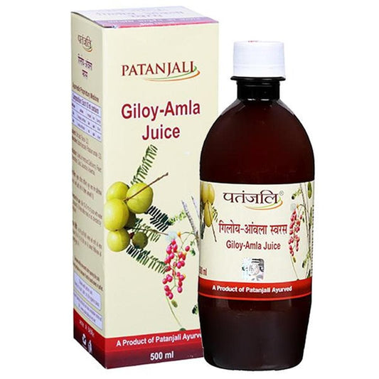 Patanjali Giloy Amla Juice | Ayurvedic Immunity & Detox Drink 
