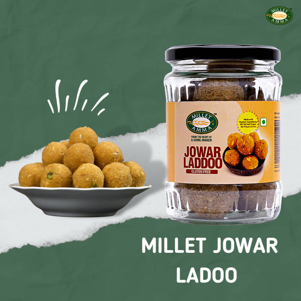 Millet Amma Jowar Laddoo-Made With Jaggery 