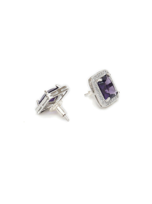 stone stud (purple) - Ruby Raang - Grab2buy