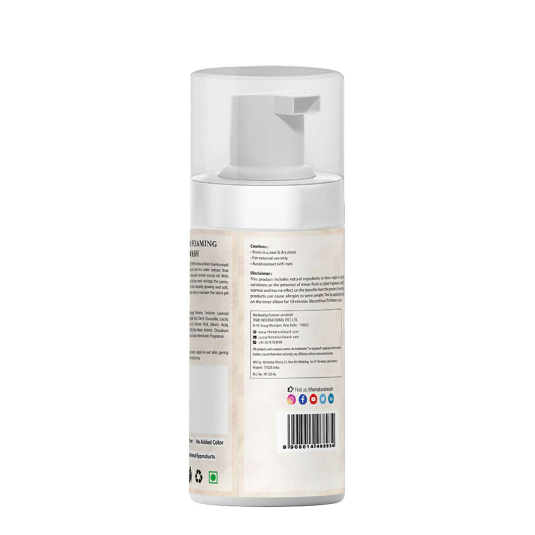 The Natural Wash Oil-Controlling Kumkumadi Foaming Face Wash  Grab2Buy The Natural Wash Grab2Buy