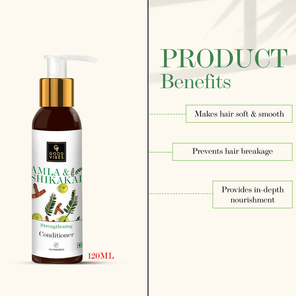 Good Vibes Amla & Shikakai Strengthening Conditioner