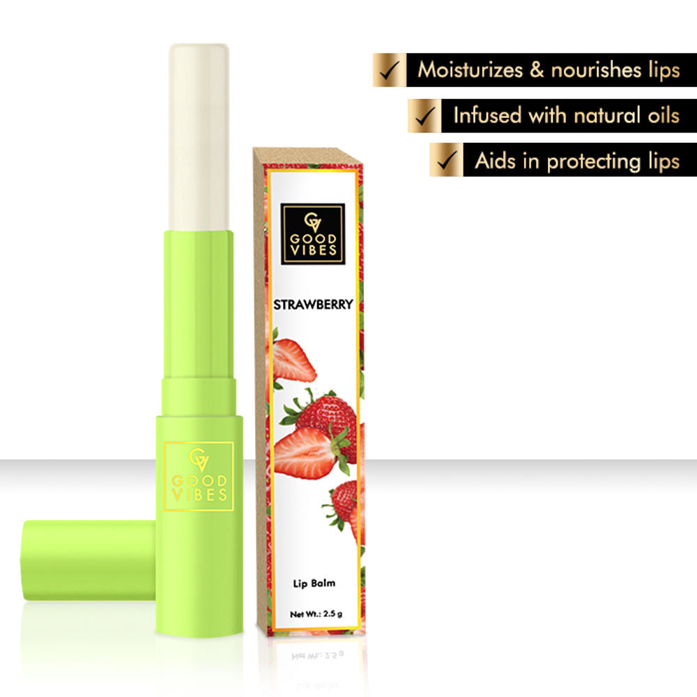 Good Vibes Strawberry Lip Balm