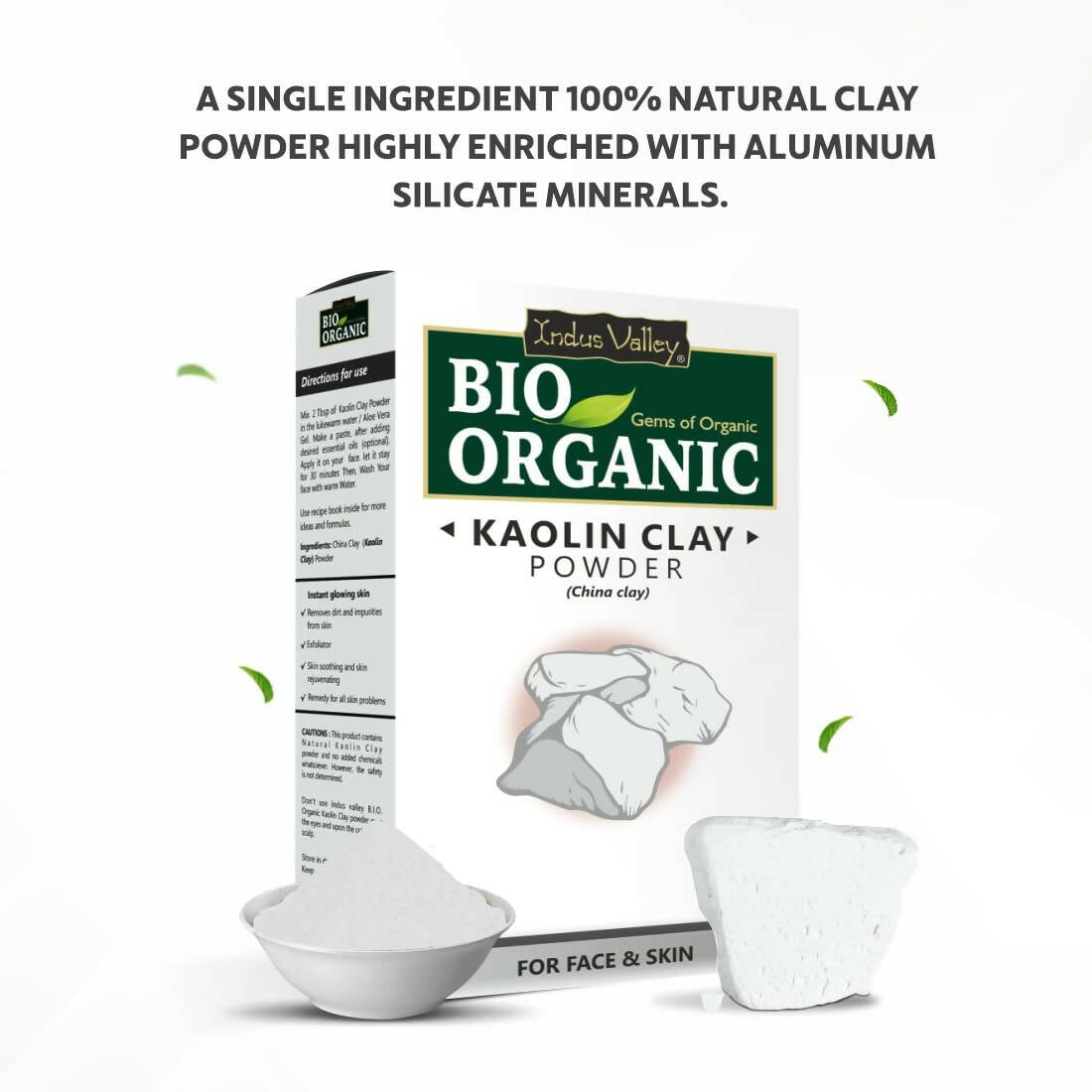 Indus Valley Natural Kaolin Clay Powder 