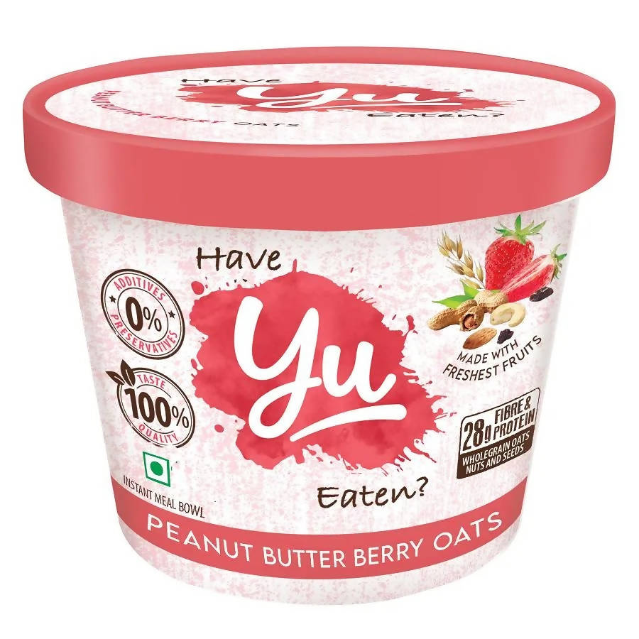 Yu Peanut Butter & Berry Oats 
