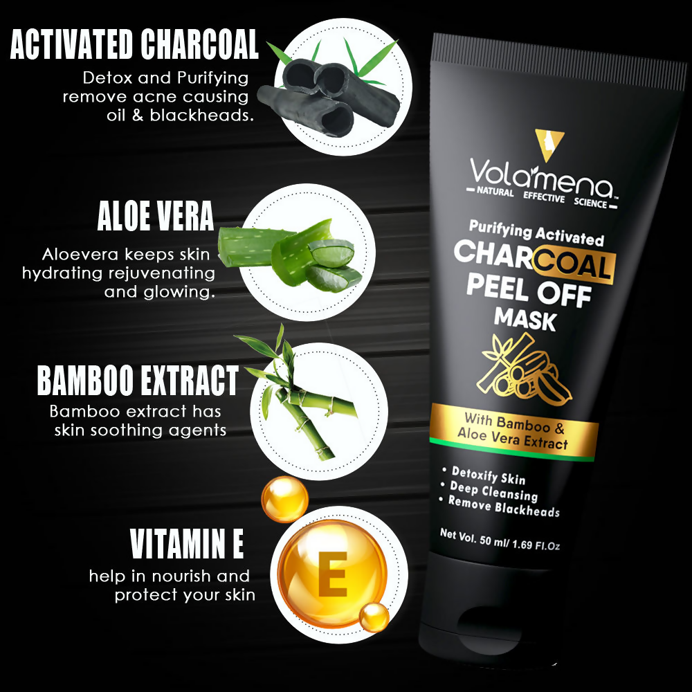 Volamena Purifying Activated Charcoal Peel Off Mask 