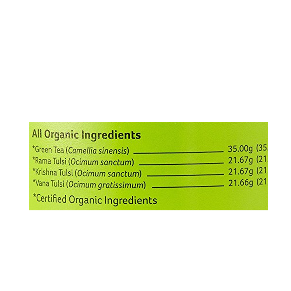 Organic India Tulsi Green Tea Classic Tin 
