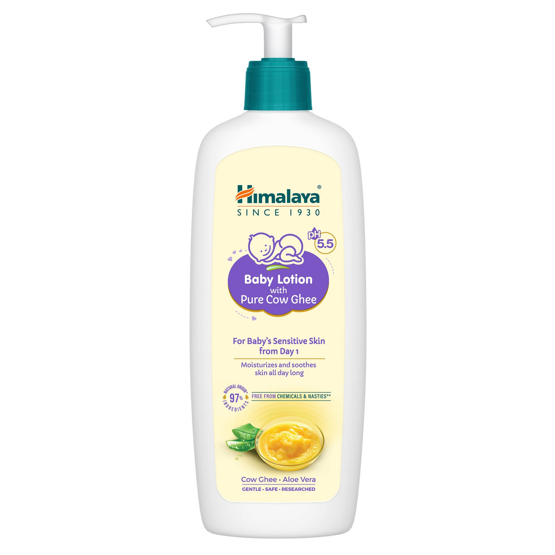 Himalaya Herbals Baby Lotion with Pure Cow Ghee 