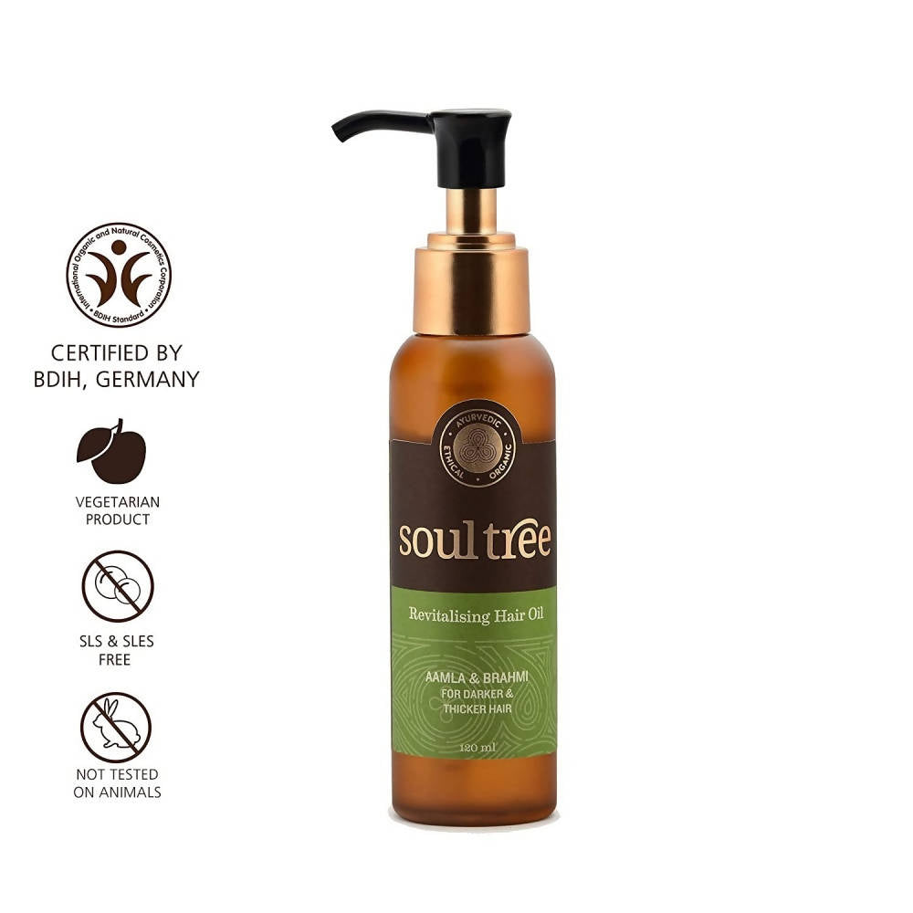 Soultree Revitalising Hair Oil with Aamla & Brahmi 