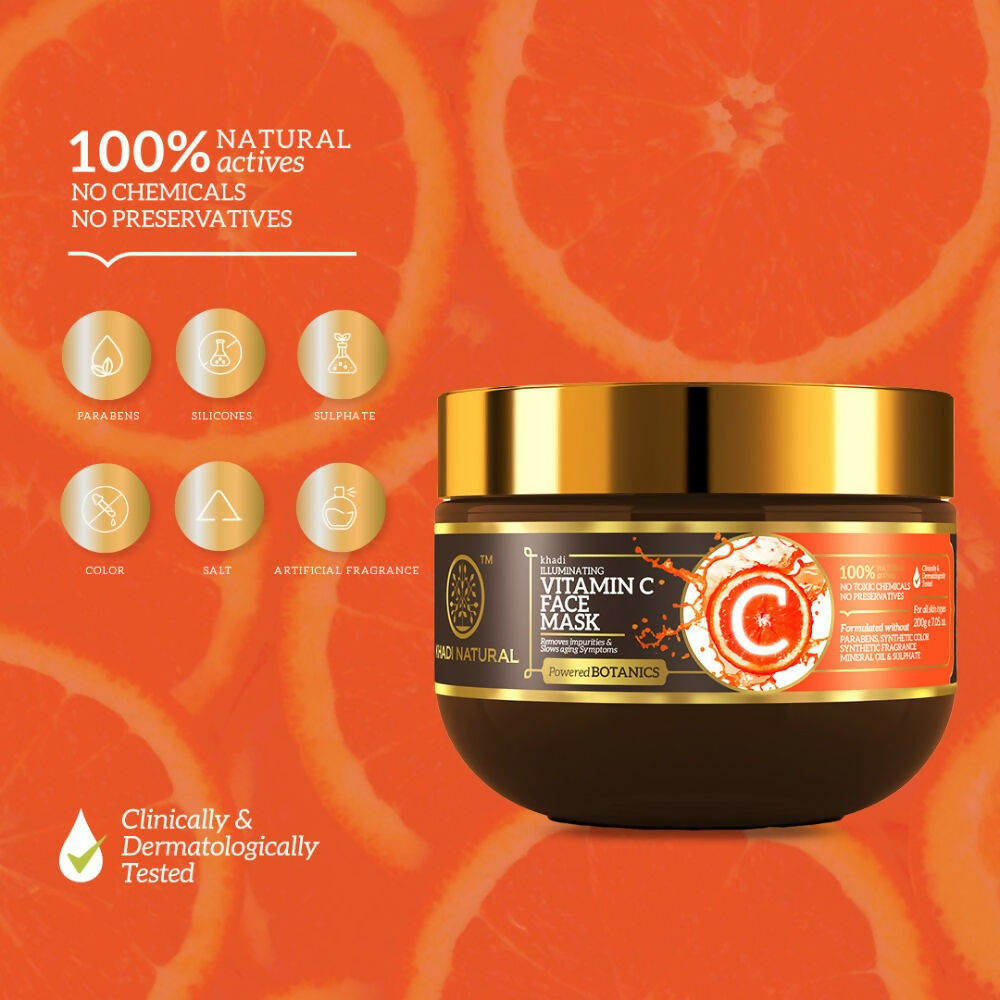 Khadi Natural Vitamin C Face Mask  Grab2Buy Khadi Natural Grab2Buy