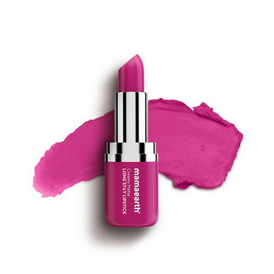 Mamaearth Creamy Matte Long Stay Lipstick - Pink Camellia 