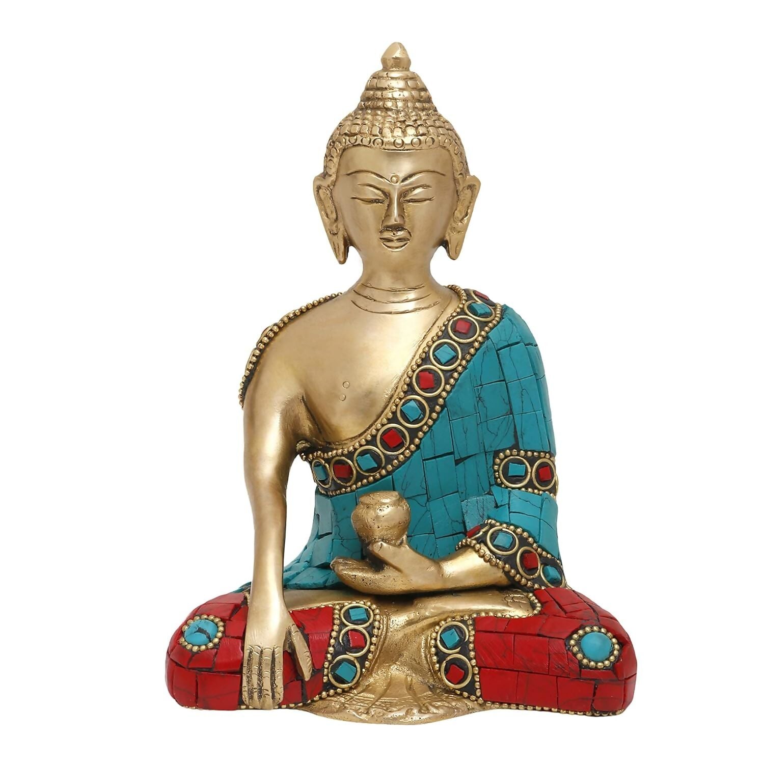 Pick End Now Brass Gautam Buddha Idol - Grab2buy