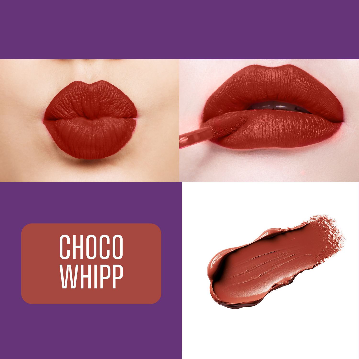 Blue Heaven Ultimatte Whipp Lip Liquid Lipstick - Choco Whipp 