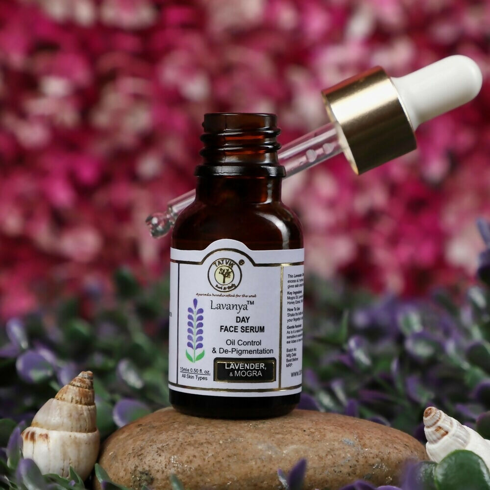 Tatvik Ayurveda Lavanya Day Face Serum (Lavender & Mogra)  Grab2Buy Tatvik Ayurveda Grab2Buy