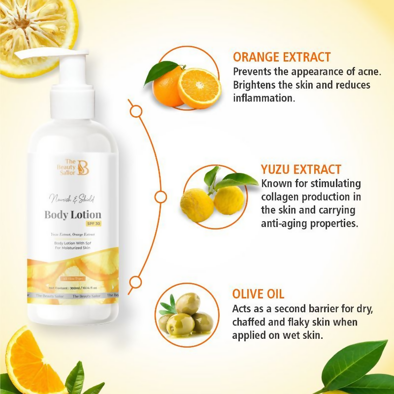 The Beauty Sailor Nourish & Shield Body Lotion  Grab2Buy The Beauty Sailor Grab2Buy