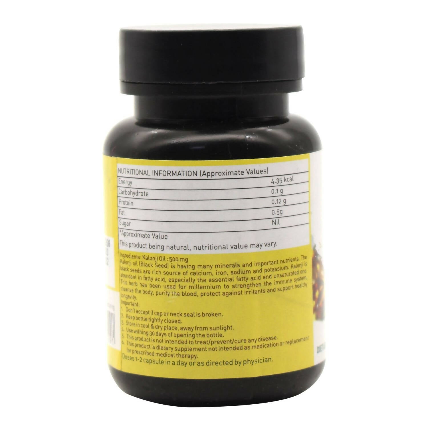 Nutriorg Blackseed Oil Soft Gel Capsules 