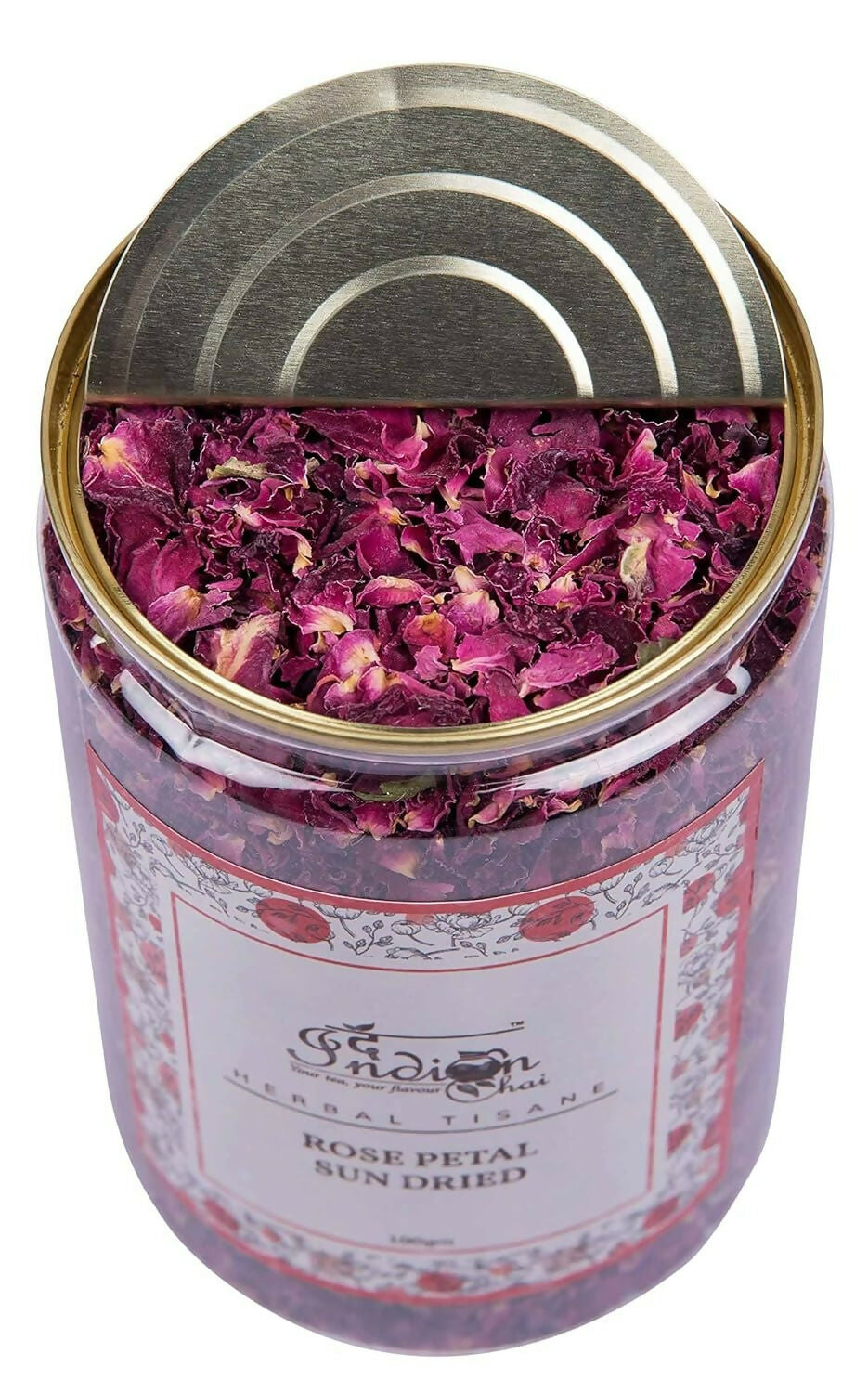 The Indian Chai - Rose Petals Sun Dried Tea 