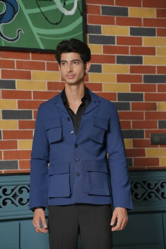 Minimal Matrix Black Shacket by Hilo Design