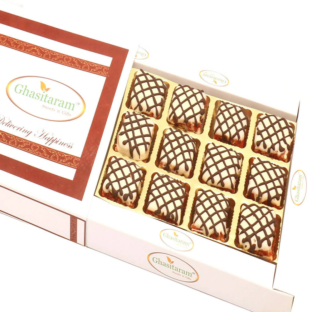 Ghasitaram Anjeer Chocolate Bites In White Box 