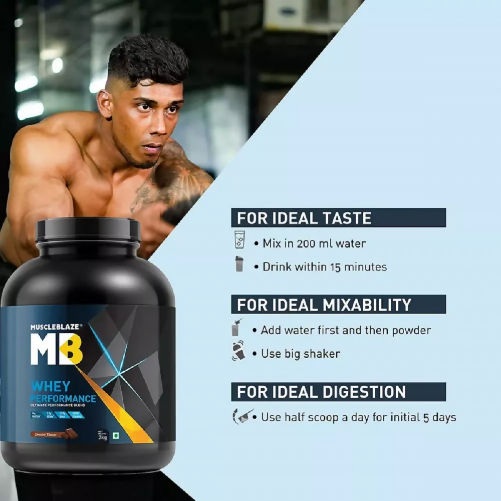 MuscleBlaze Whey Performance Protein Chocolate 