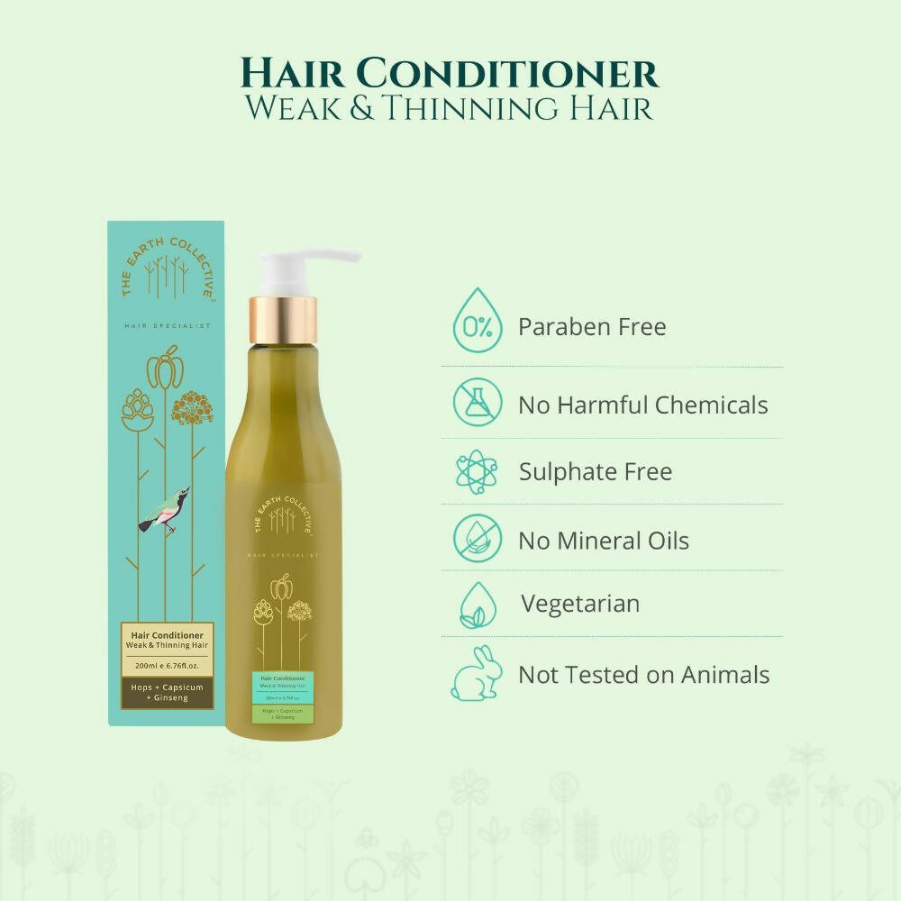 The Earth Collective Hair Conditioner - Weak & Thinning Hair  Grab2Buy The Earth Collective Grab2Buy