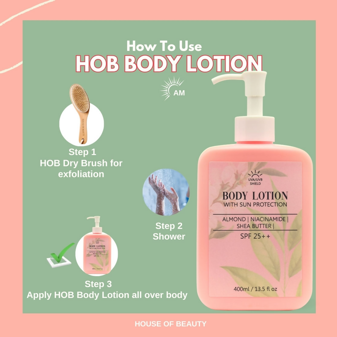 House of Beauty Body Lotion SPF25+ 