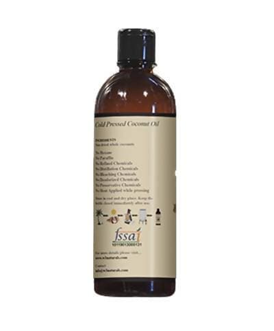 W3 Naturals Cold Pressed Coconut Oil -500ml 