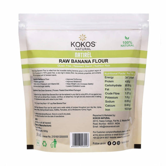 Kokos Natural Natirèl Raw Banana Flour - Grab2buy